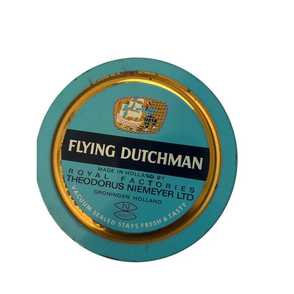 Vintage Flying Duchman Tobacco Tin Fair Condition Some Rust 4" - Picture 2 of 4